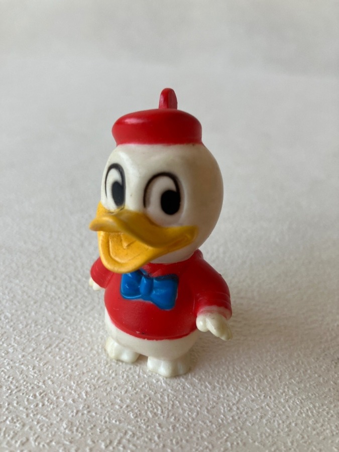当時物 ドナルドダック ソフビ パチソフビ 赤スーツ　