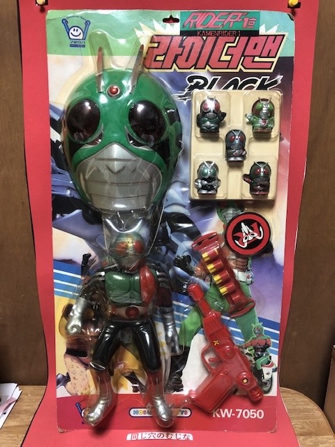 KAMENRIDER指人形セット　無版権