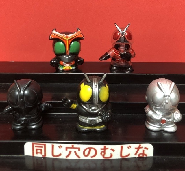 仮面ライダー指人形　詳細不明品