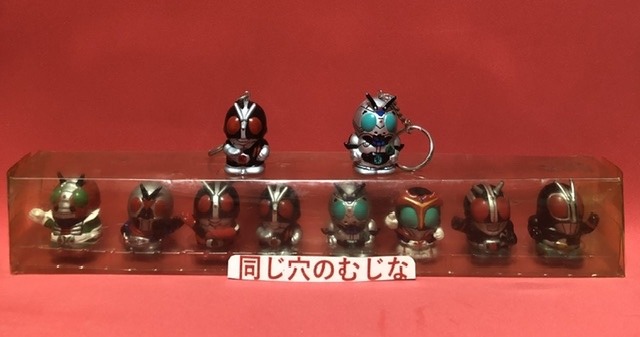 仮面ライダー　無版権指人形セット