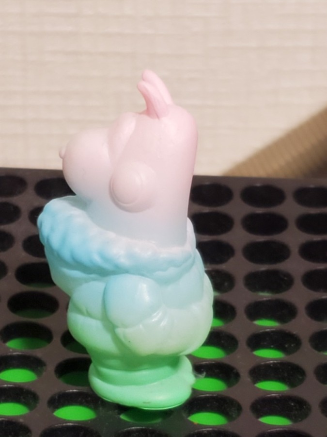 エンビーくん指人形ダウン当たりパステルレインボー