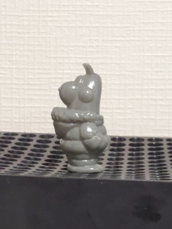 エンビーくん指人形ダウン グレー