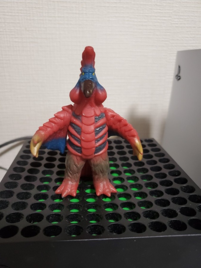 食玩ミニソフビ バードン