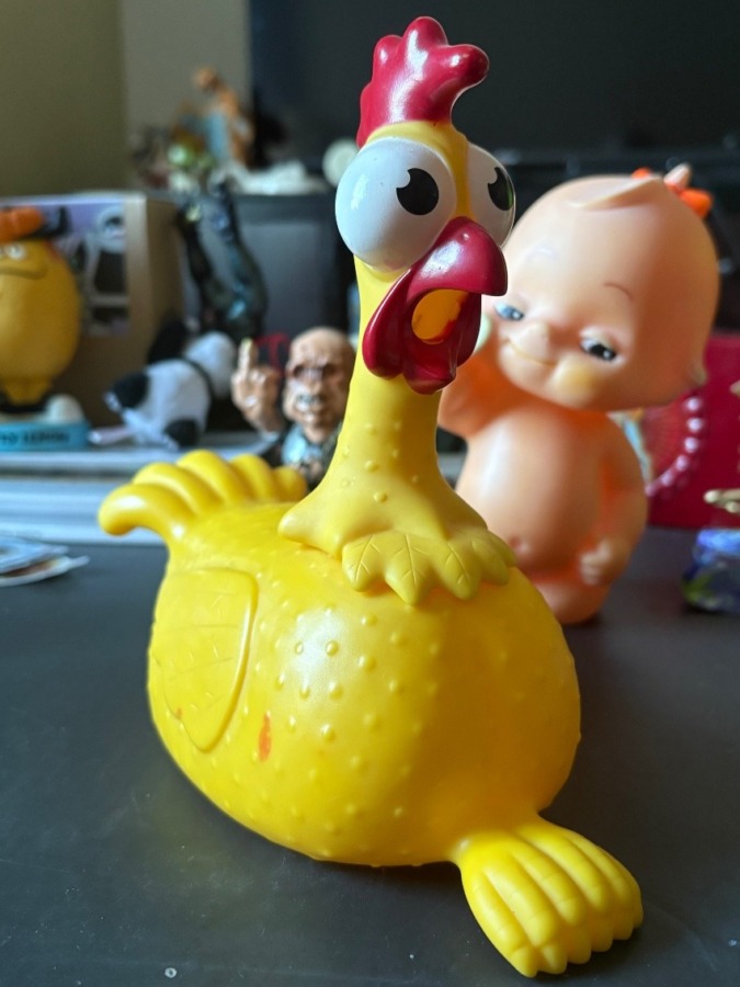 Shouting chicken