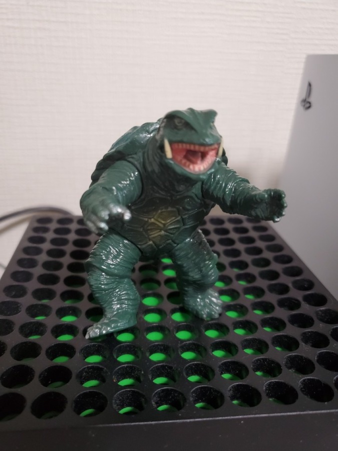 食玩ミニソフビ ガメラ 口開け