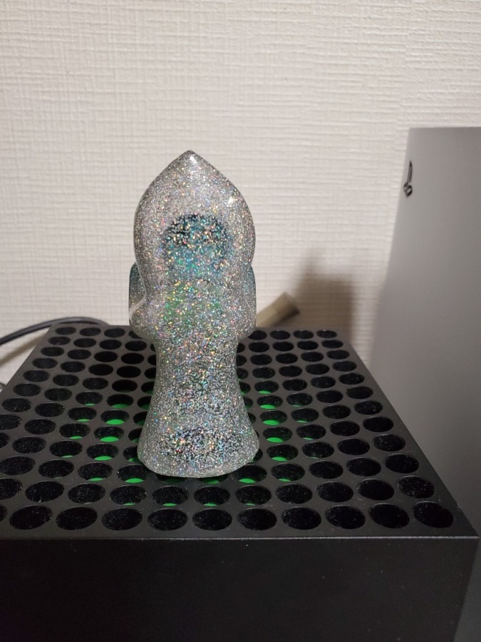 3メートルの宇宙人 指人形 レインボーギガラメ