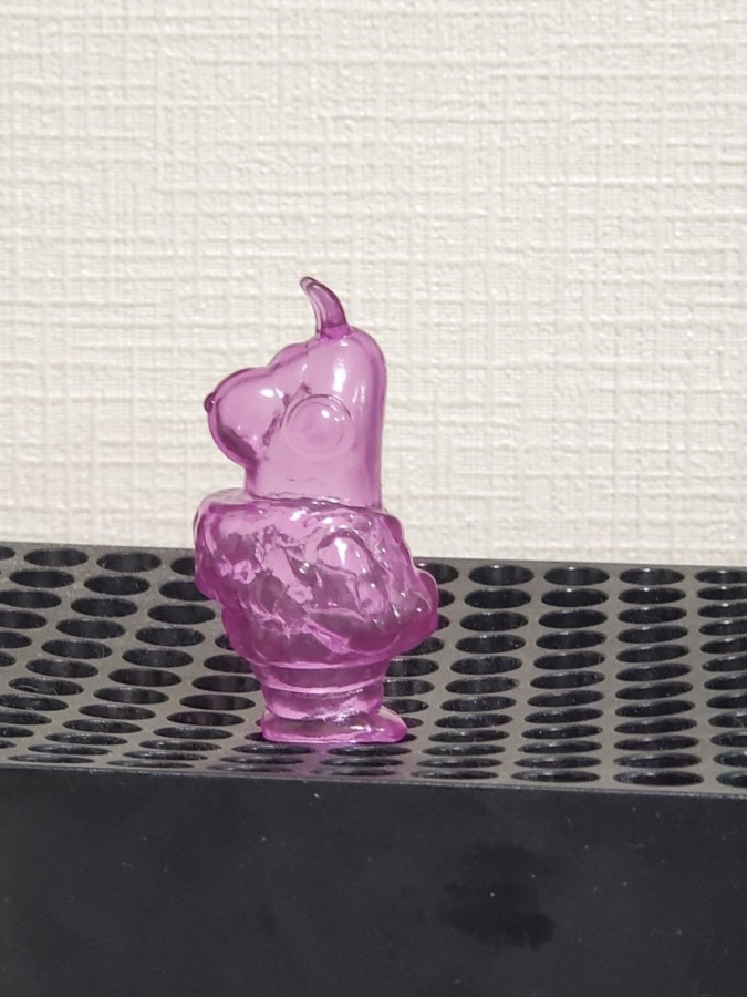 エンビーくん指人形エビフライジャケット 紫クリア
