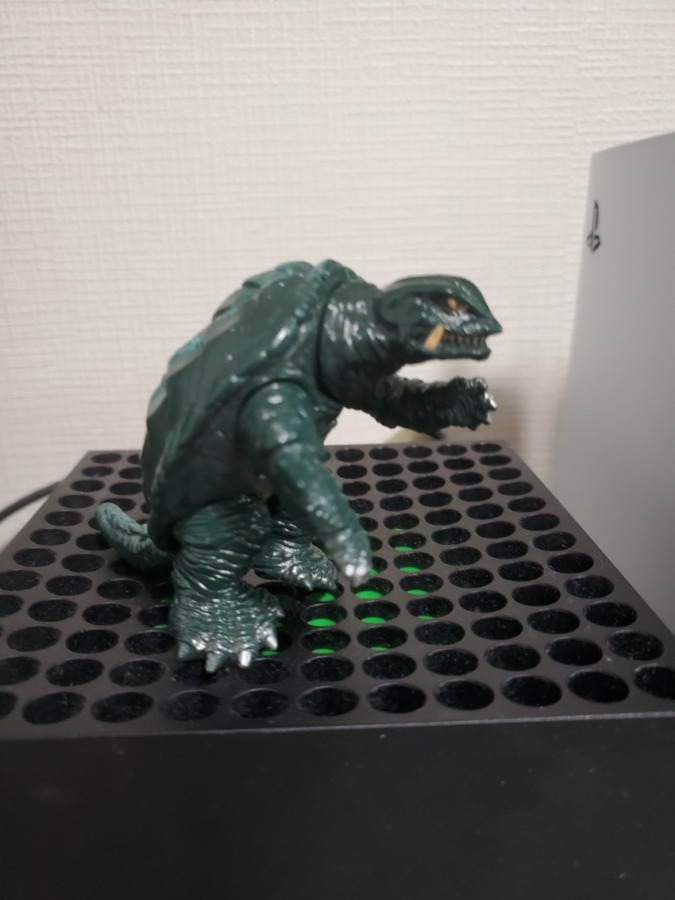 食玩ミニソフビ ガメラ
