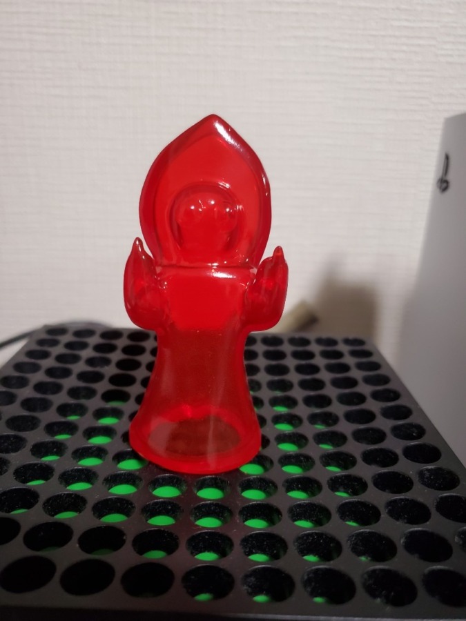 mixture toys3メートルの宇宙人 指人形 赤クリア