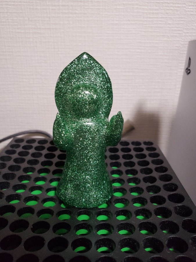 mixture toys3メートルの宇宙人 指人形 グリーンギガラメ