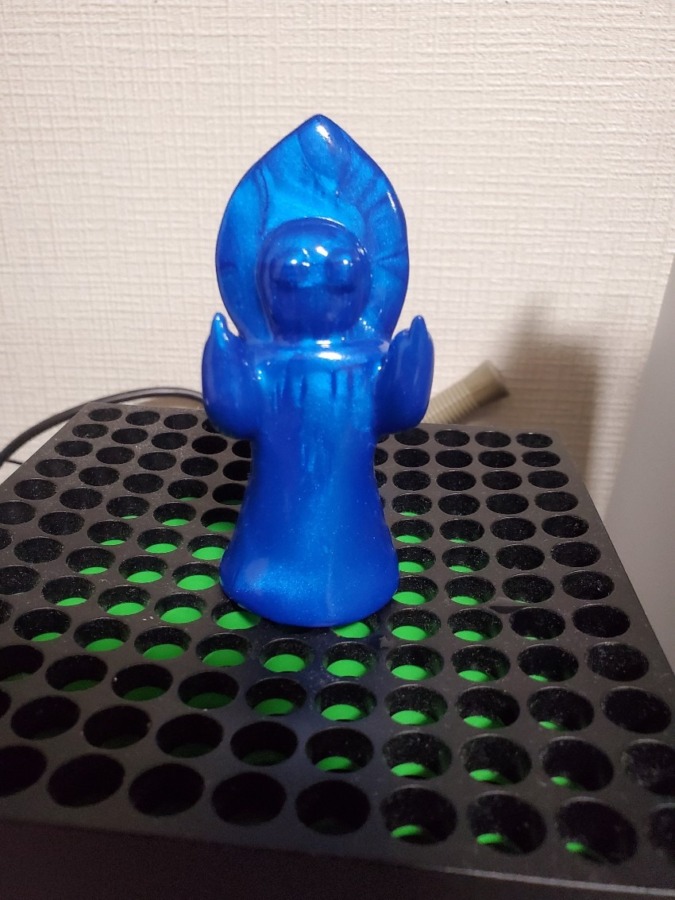 mixture toys3メートルの宇宙人 指人形 青？？