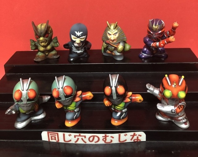 仮面ライダー指人形 素人リペイント