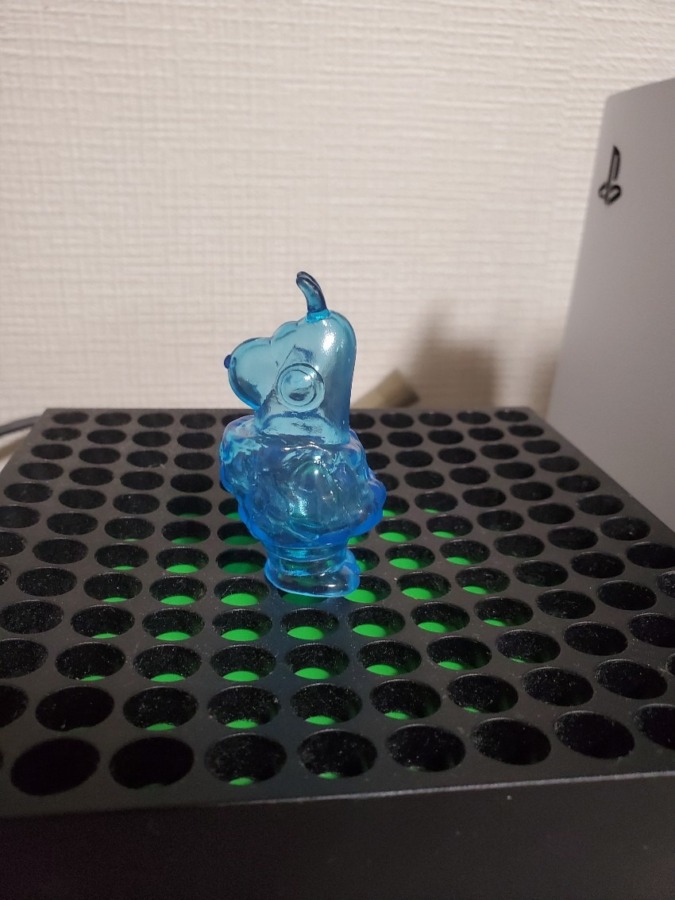 エンビーくん指人形エビフライジャケット青クリア