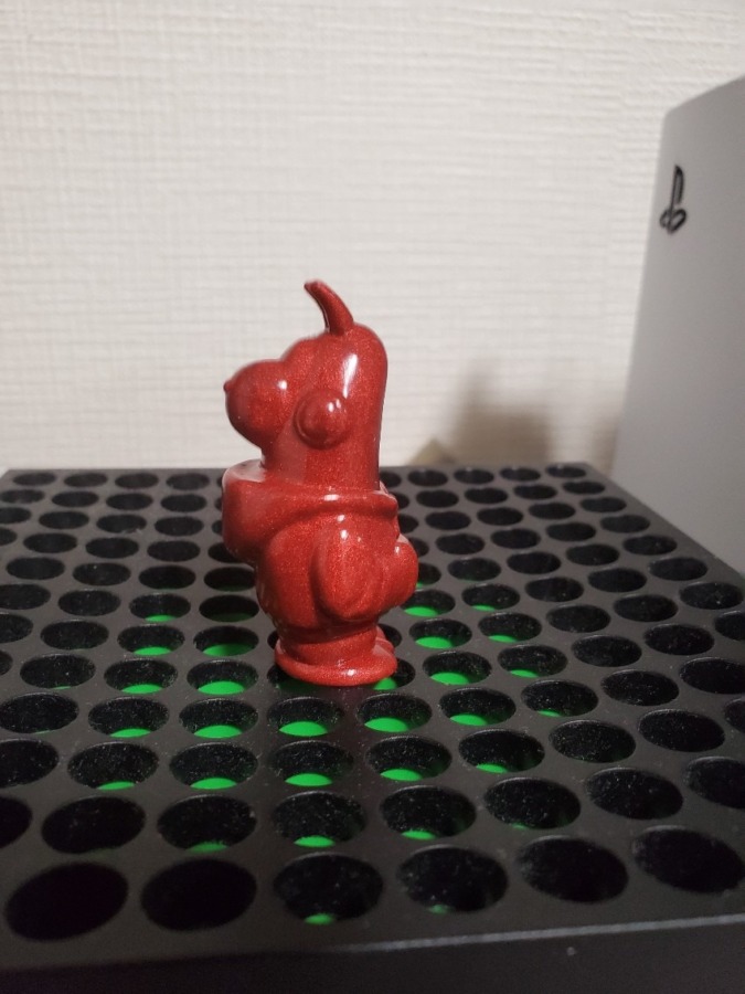 エンビーくん パーカー 赤パール