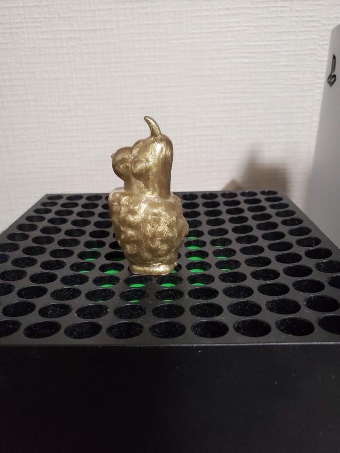 エンビーくん 指人形 シャンパンゴールド