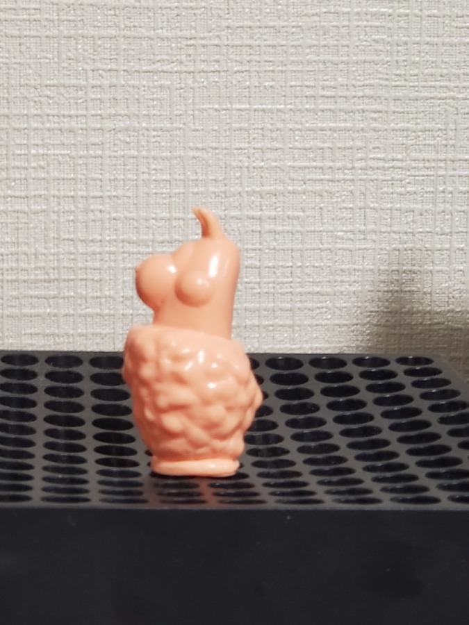 エンビーくん指人形 ペールオレンジ