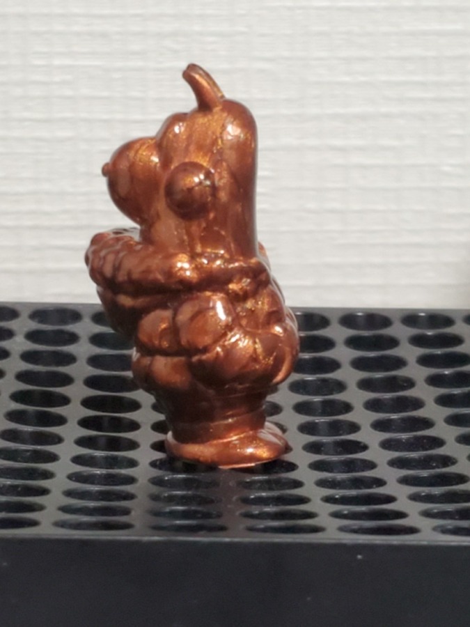エンビーくん指人形ダウン 銅パール