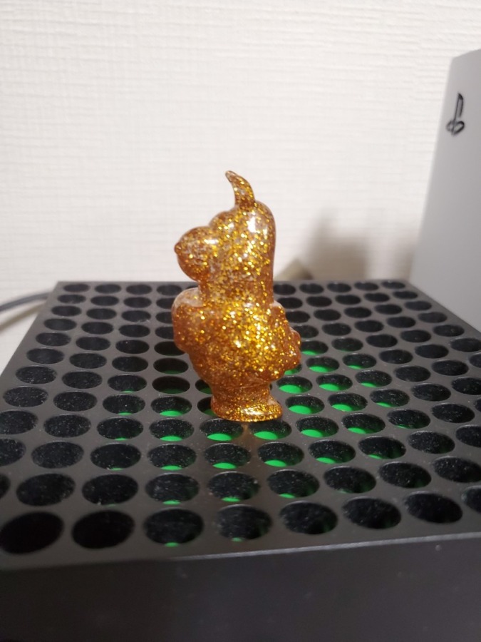 エンビーくん指人形 エビフライジャケット シャンパンゴールド