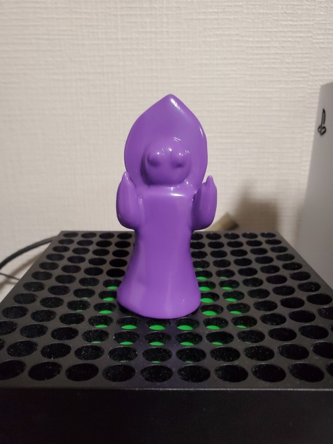 mixture toys3メートルの宇宙人 指人形 赤紫