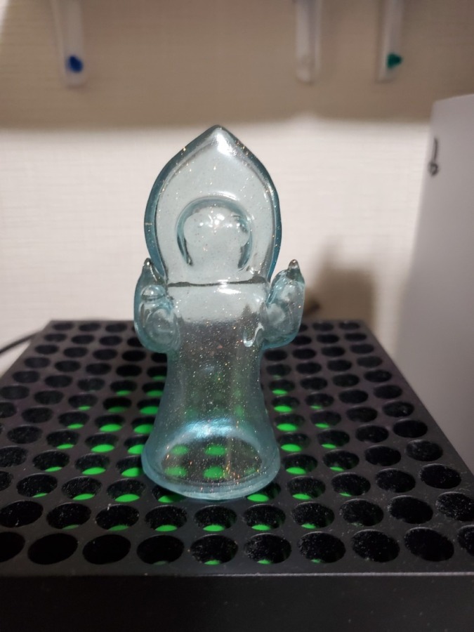 mixture toys3メートルの宇宙人 指人形 クリアオレンジラメ