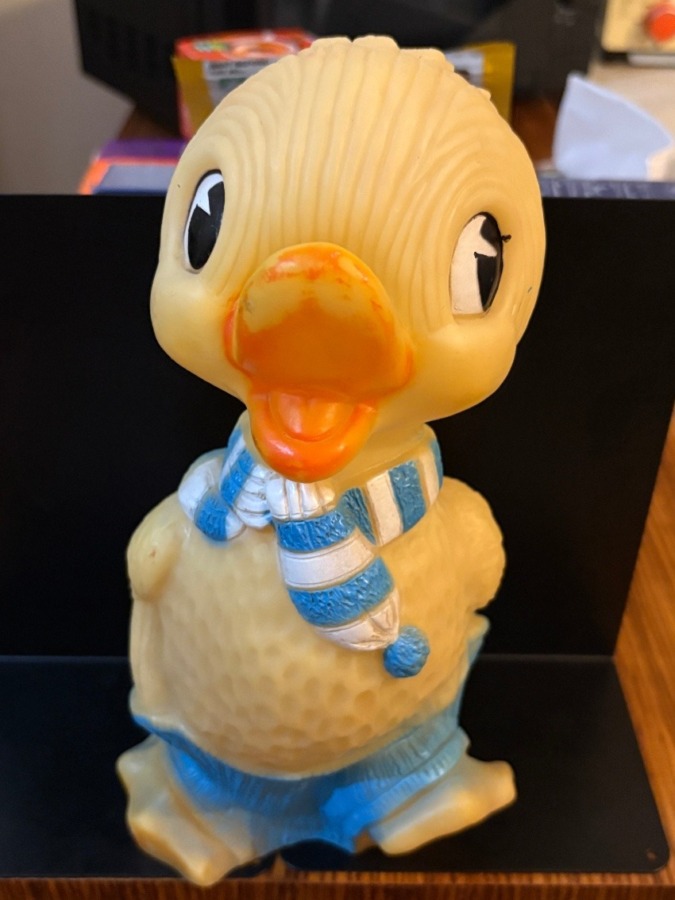 アヒル ソフビ鳴き人形