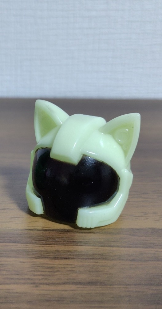 ゲッチャリマン　ゼノキャットunit01　頭部(蓄光)