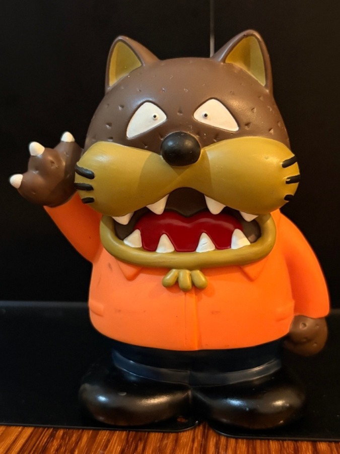 オオカミ男 ソフビ貯金箱