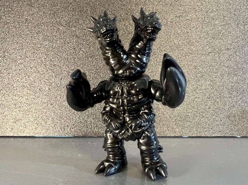 山勝/ありそうでなかった昭和のソフビ怪獣シリーズ・二首竜ジェミニス・ドラゴン特級亜種【未塗装】