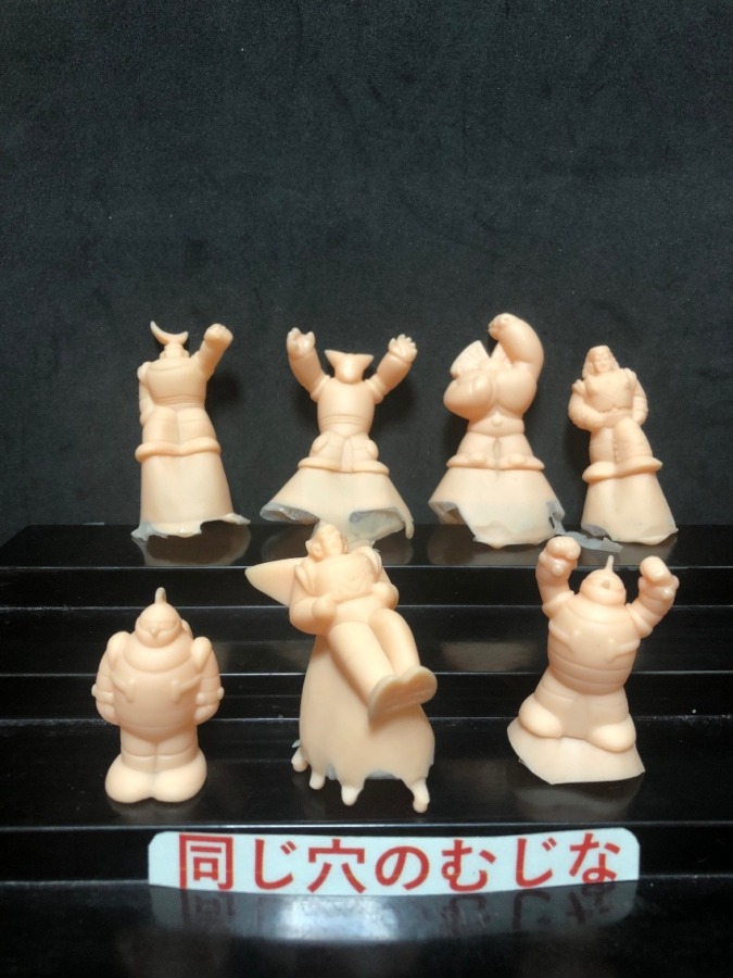 ソフビ王　鉄人28号対ジャイアントロボ　サンプル品