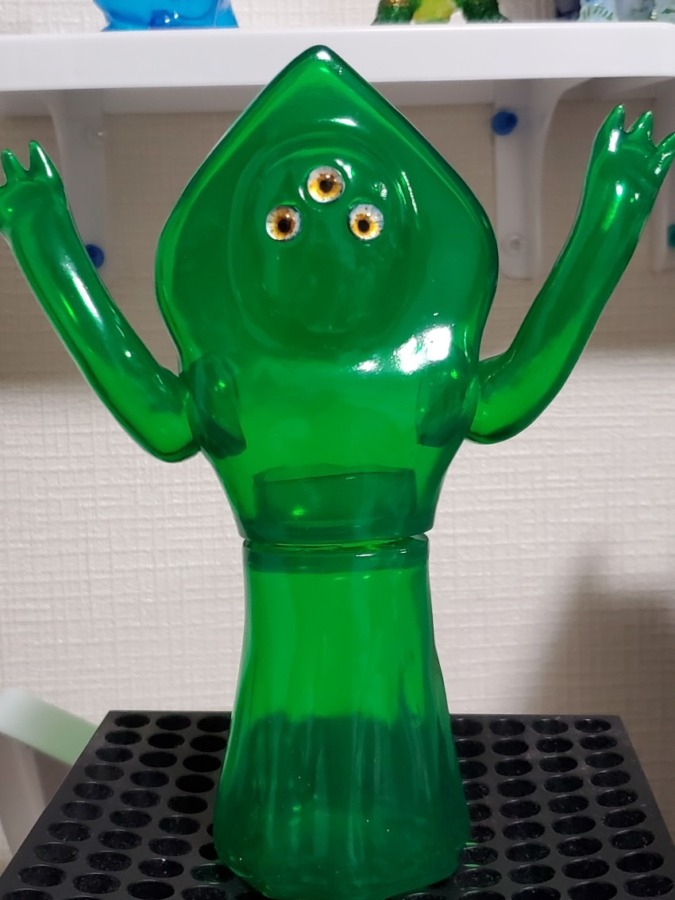 mixture toys 3目ートルの宇宙人 クリアグリーン