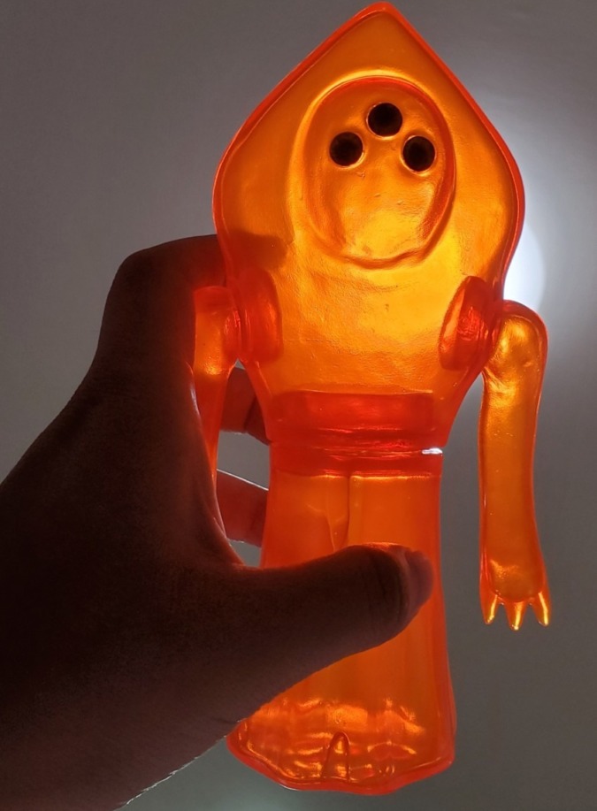 mixture toys 3目ートルの宇宙人 クリアオレンジ
