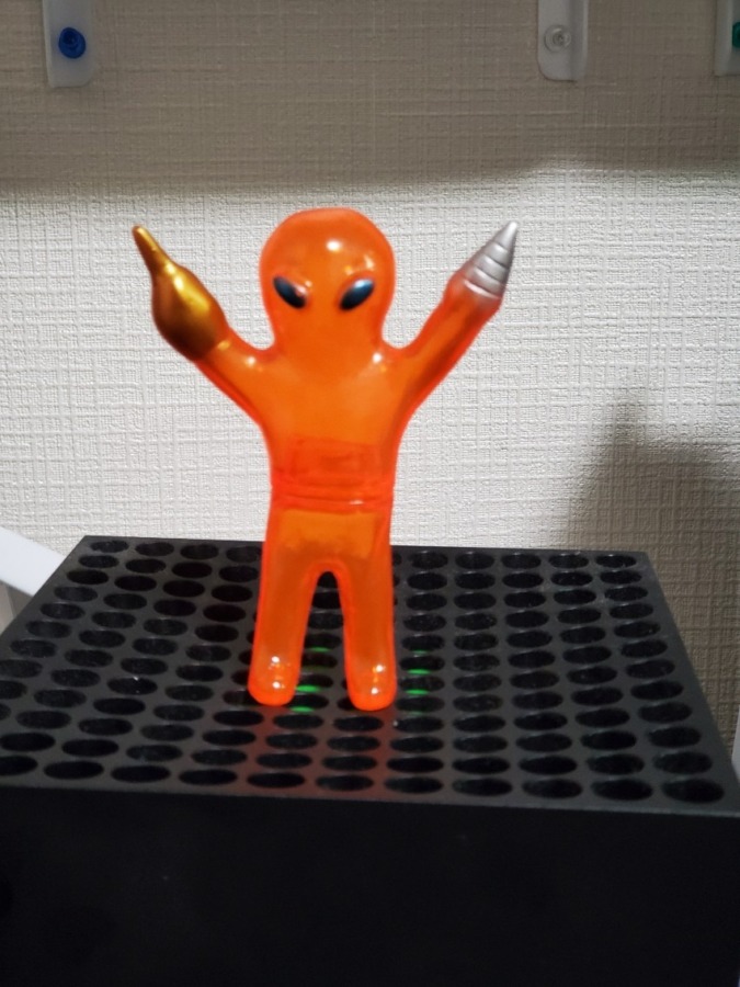 mixture toys グレイ クリアオレンジ