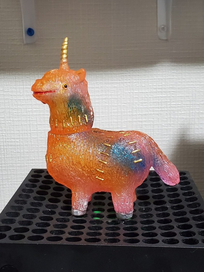 ランペイジトイ×oneup undeadicorn 後藤彩色所クリアラメカラー