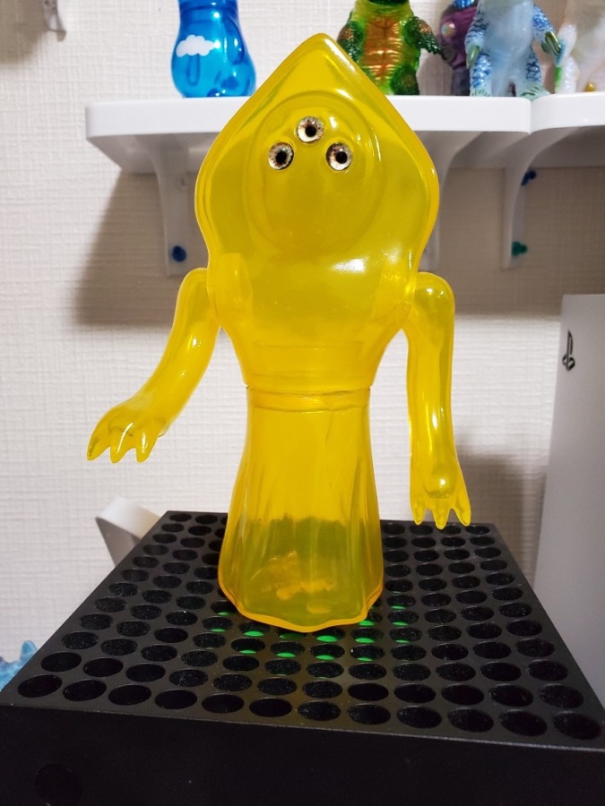 mixture toys 3目ートルの宇宙人 クリアイエロー